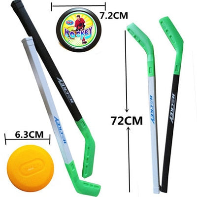 Hockey Sticks and Puck (2 of each)