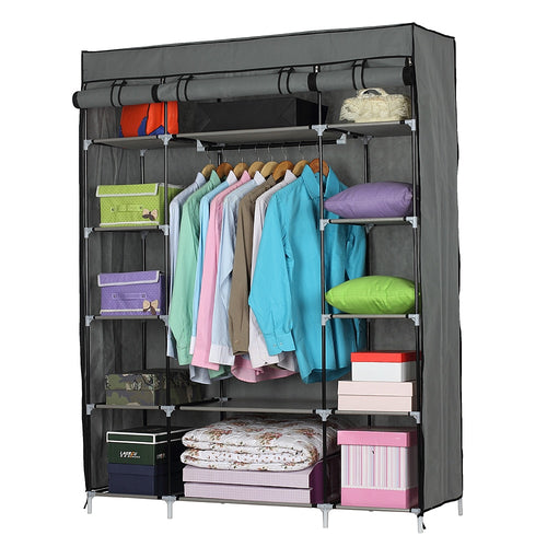 Portable Wardrober Closet Storage Organizer 53